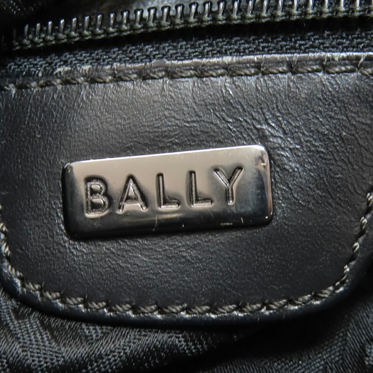 Bally B logo tote bag canvas/leather for women [Used] [BALLY] 6