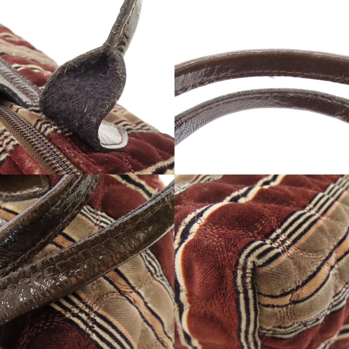 Longchamp Le Pliage Quilted Tote Bag Suede for Women [Used] [Longchamp] 9