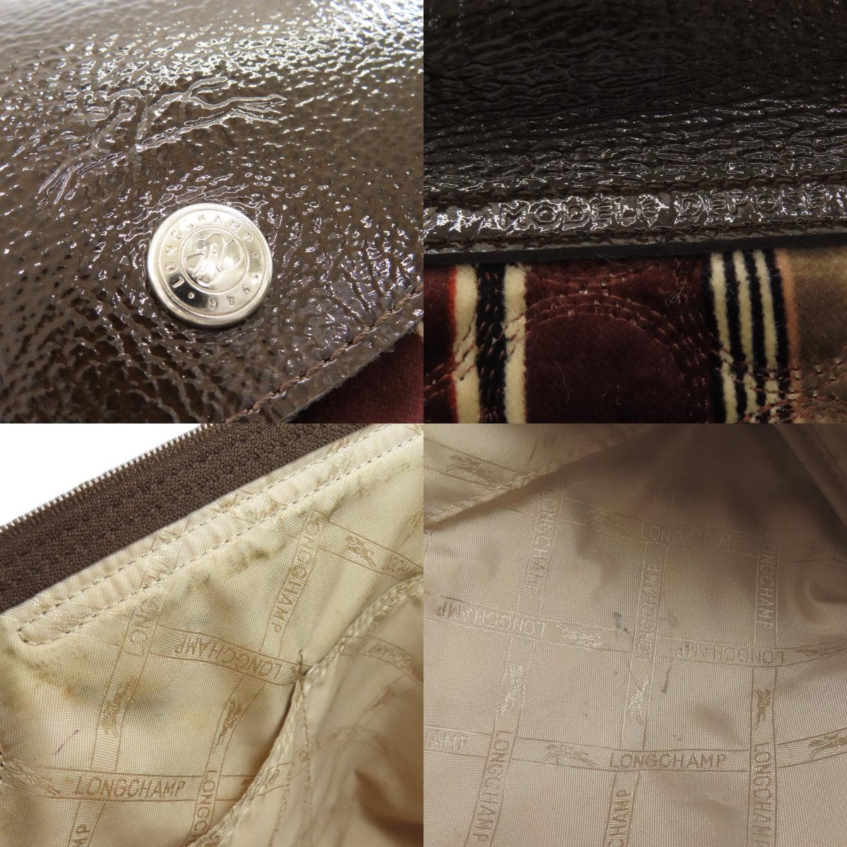 Longchamp Le Pliage Quilted Tote Bag Suede for Women [Used] [Longchamp] 7