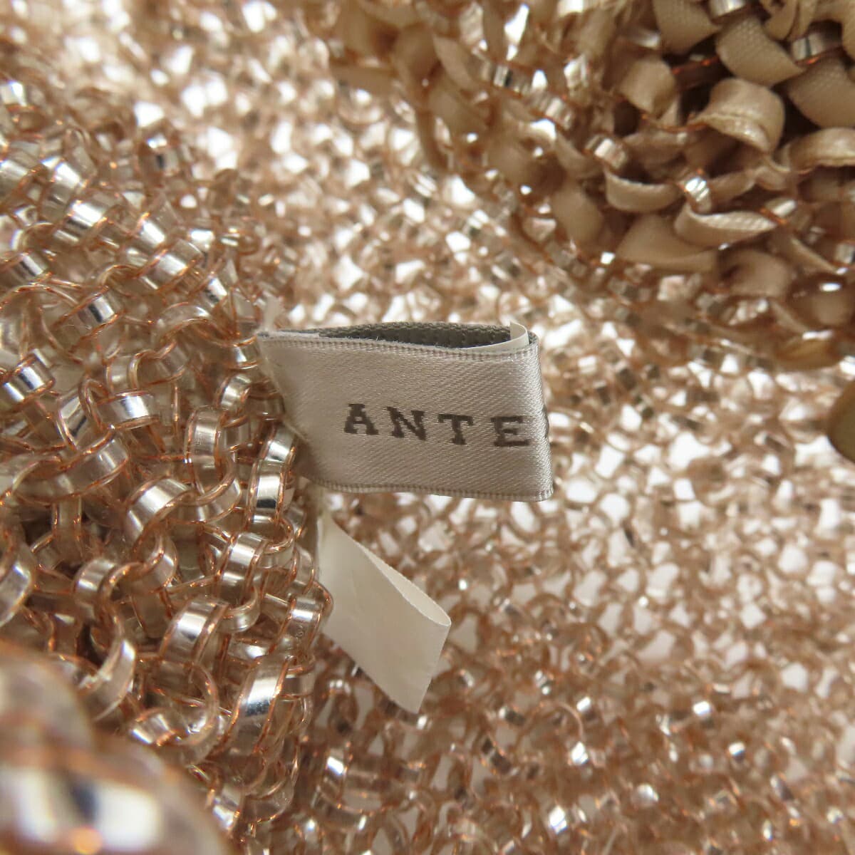 Anteprima Wire Bag Ribbon Argento Handbag PVC Ladies [Used] [ANTEPRIMA] 6