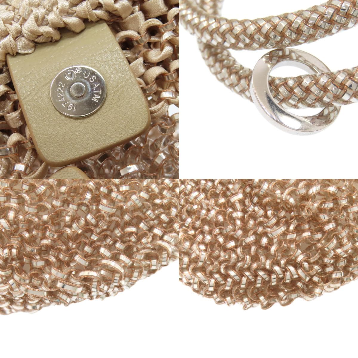 Anteprima Wire Bag Ribbon Argento Handbag PVC Ladies [Used] [ANTEPRIMA] 9