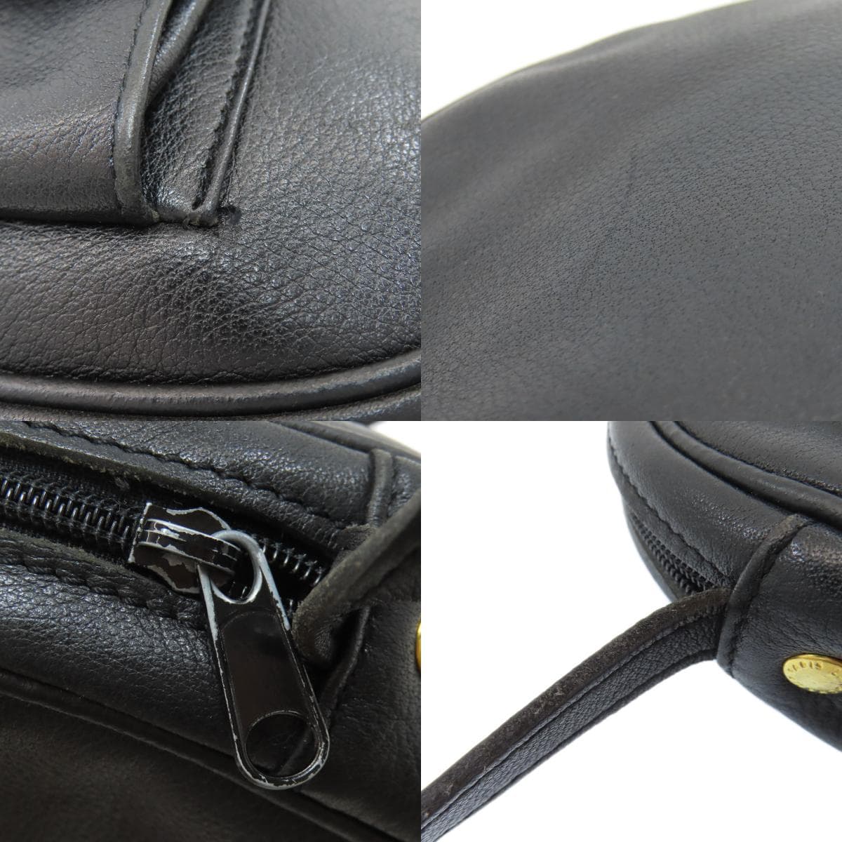 Longchamp Logo Shoulder Bag Leather Ladies [Used] [Longchamp] 8