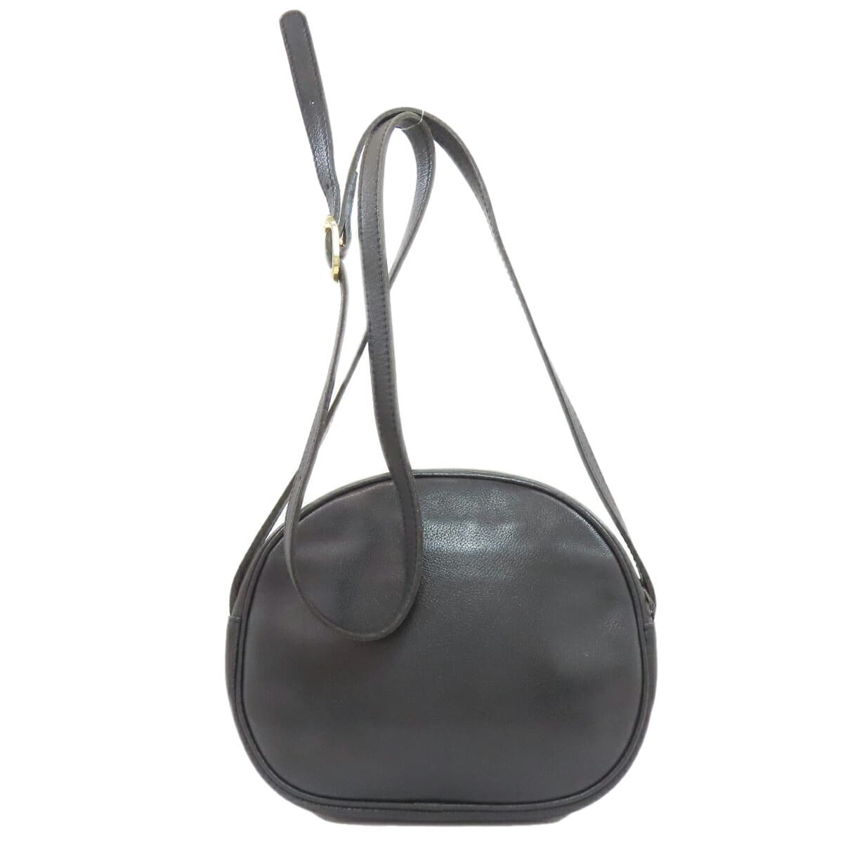 Longchamp Logo Shoulder Bag Leather Ladies [Used] [Longchamp] 2