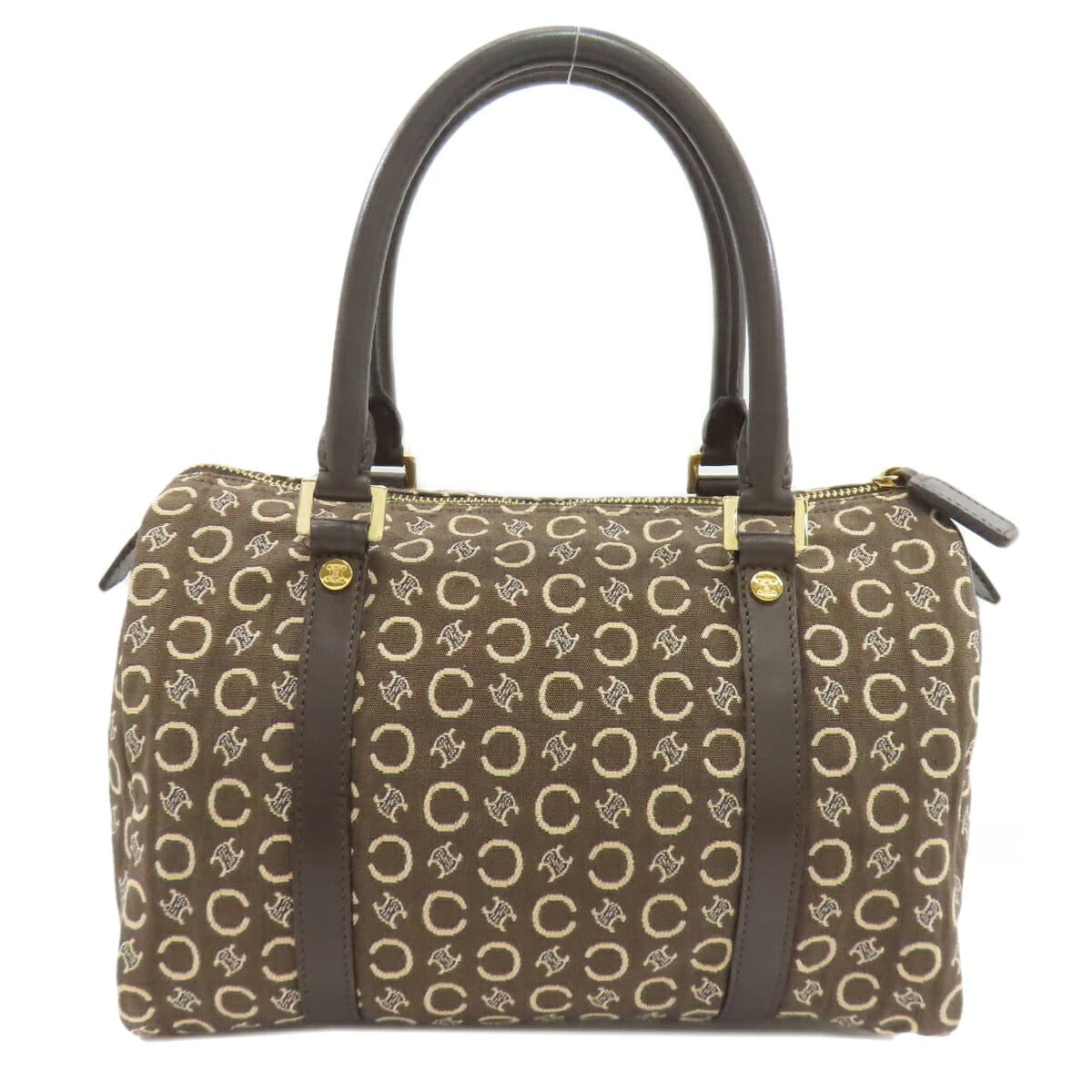 Celine Mini Boston C Macadam Boston Bag Canvas Ladies [Used] [CELINE] 2