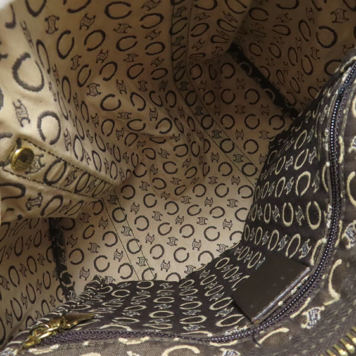 Celine Mini Boston C Macadam Boston Bag Canvas Ladies [Used] [CELINE] 5