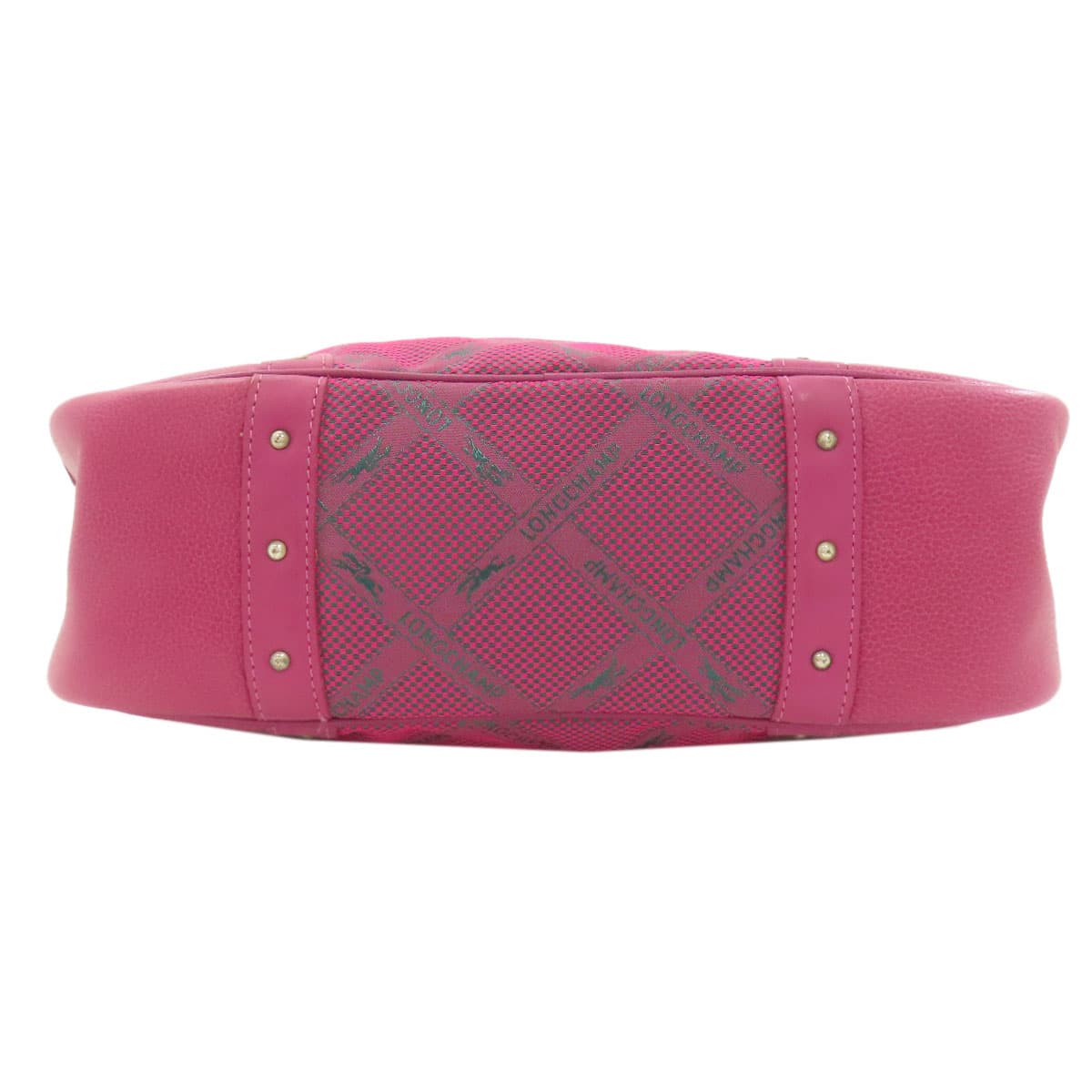 Longchamp Longchamp Horse Check Handbag Nylon Material Ladies [Used] [Longchamp] 4