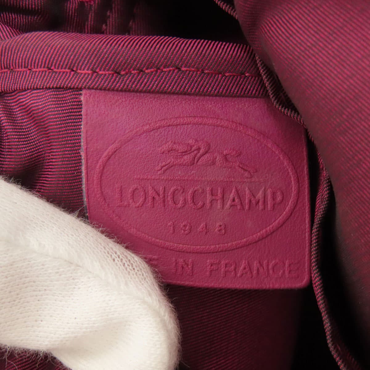 Longchamp Longchamp Horse Check Handbag Nylon Material Ladies [Used] [Longchamp] 6