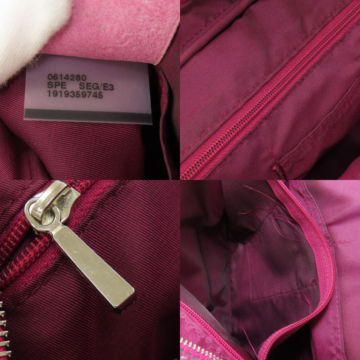 Longchamp Longchamp Horse Check Handbag Nylon Material Ladies [Used] [Longchamp] 7