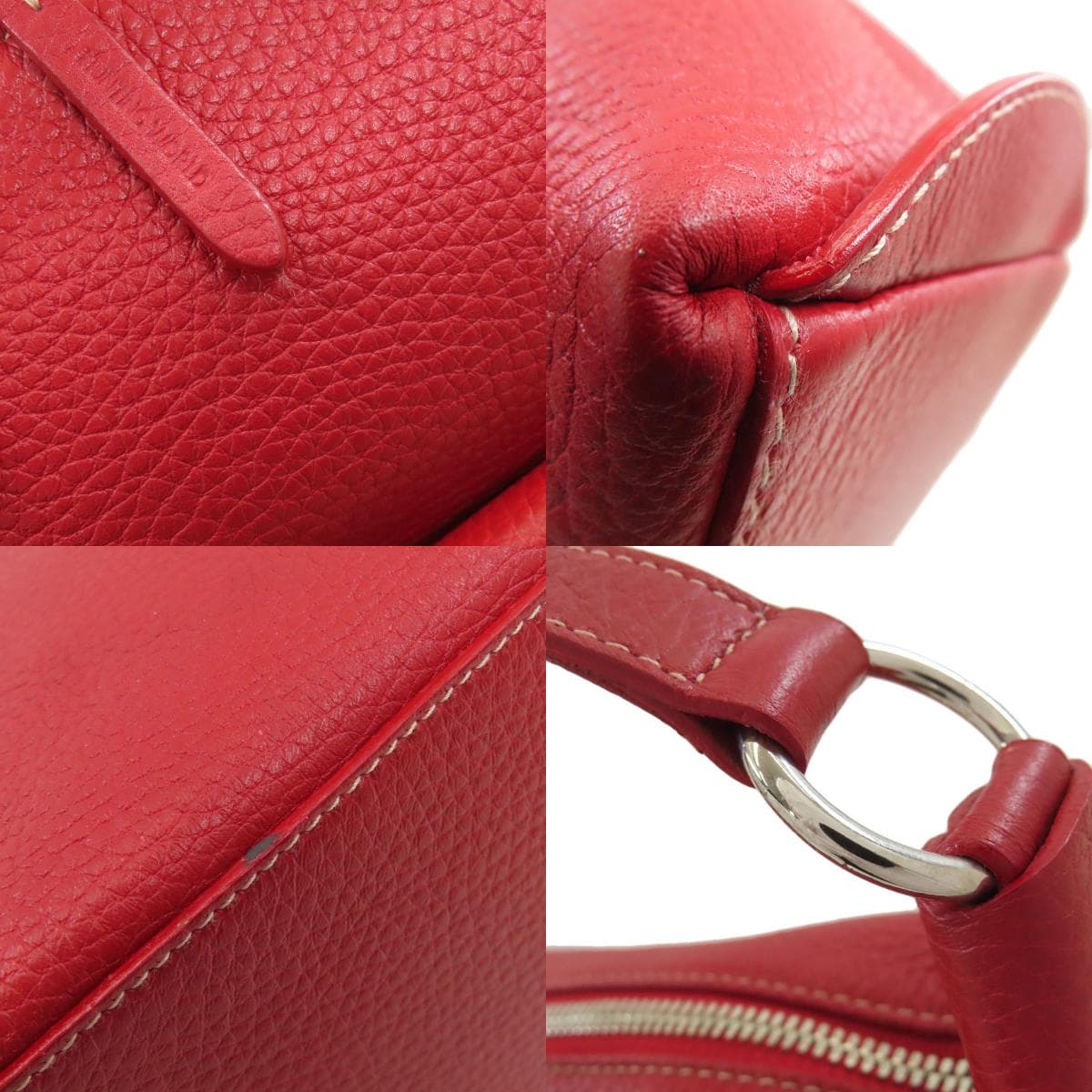 Hunting World Logo Handbag Leather Ladies [Used] [HUNTING WORLD] 8