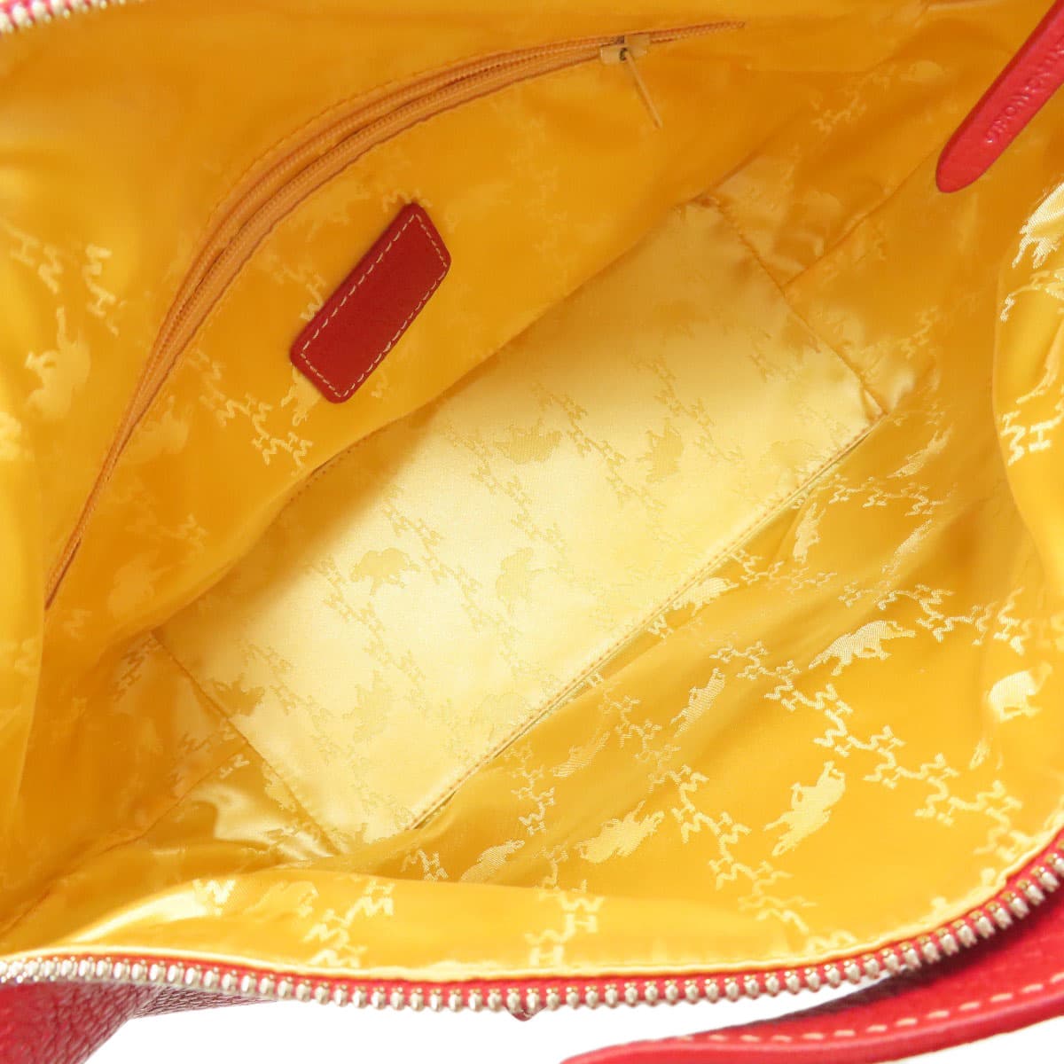 Hunting World Logo Handbag Leather Ladies [Used] [HUNTING WORLD] 5