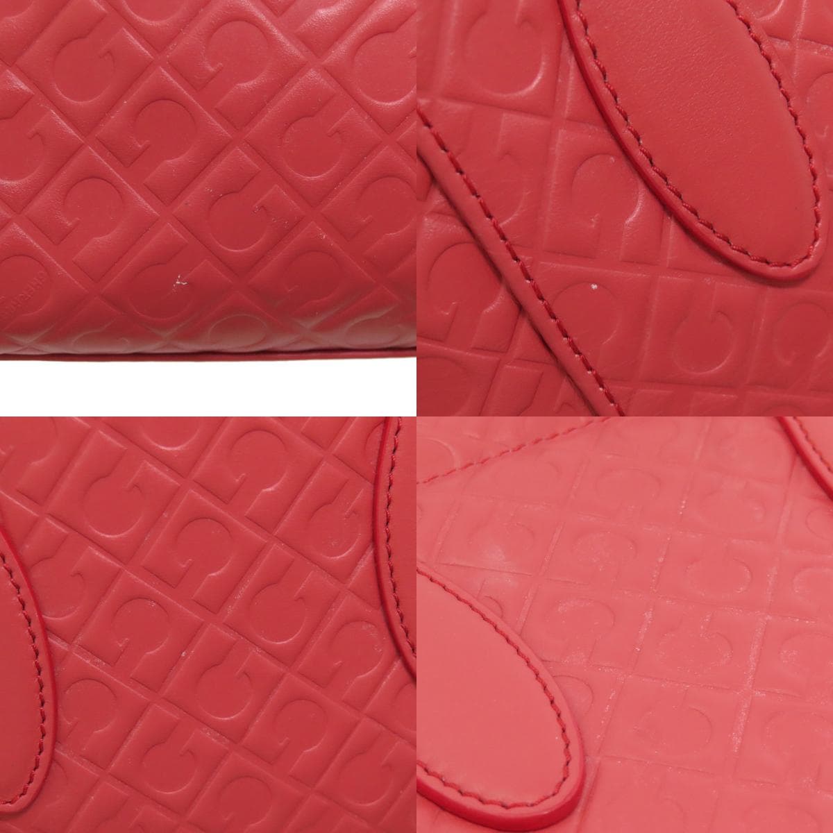 Gherardini logo motif 2WAY handbag leather for ladies [Used] [GHERARDINI] 6
