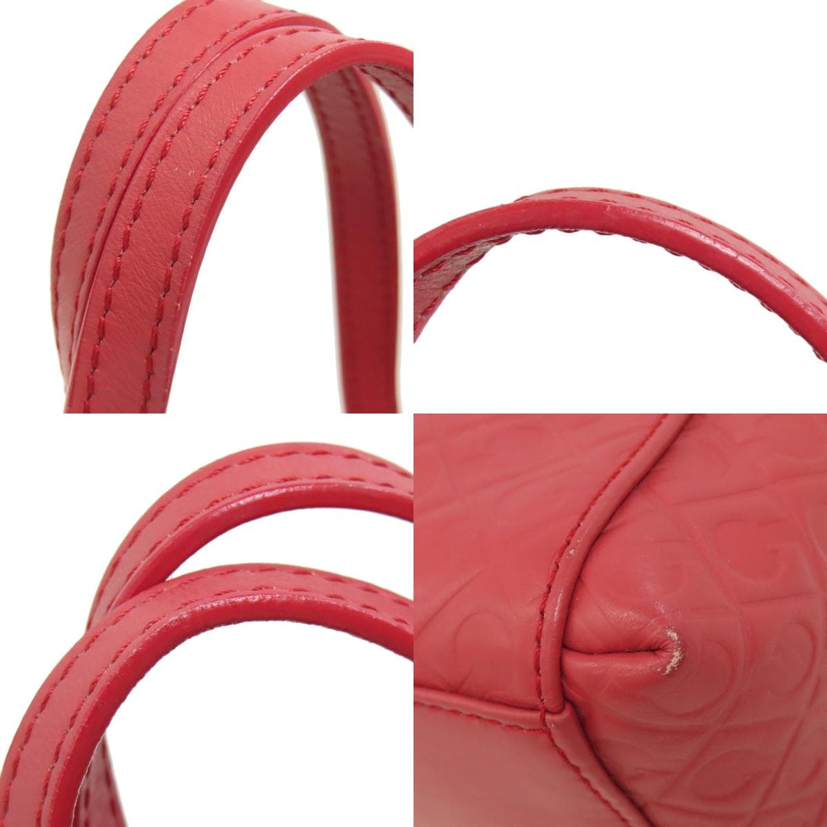 Gherardini logo motif 2WAY handbag leather for ladies [Used] [GHERARDINI] 9