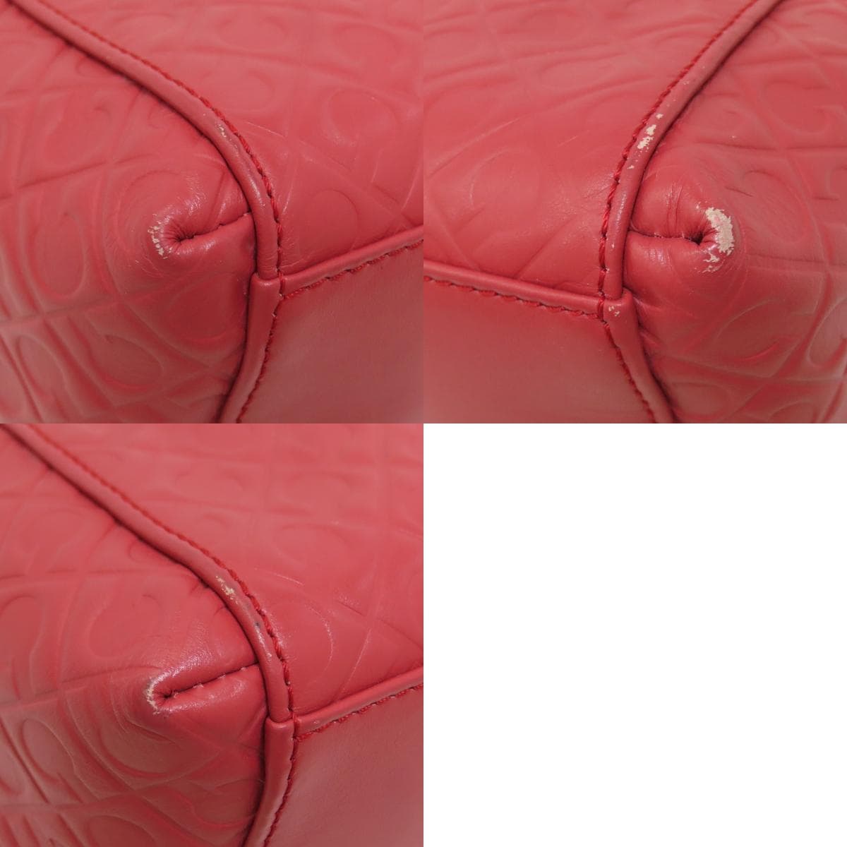 Gherardini logo motif 2WAY handbag leather for ladies [Used] [GHERARDINI] 10