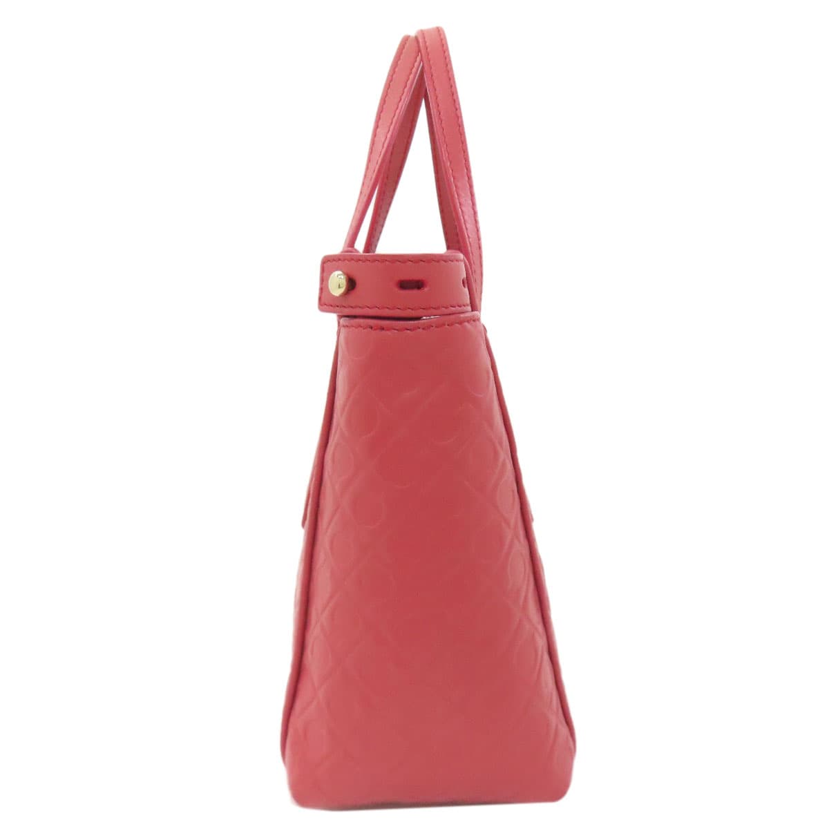 Gherardini logo motif 2WAY handbag leather for ladies [Used] [GHERARDINI] 3