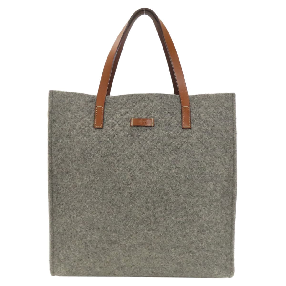 Gucci 295267 Logo Tote Bag Felt Ladies [Used] [GUCCI] 295267