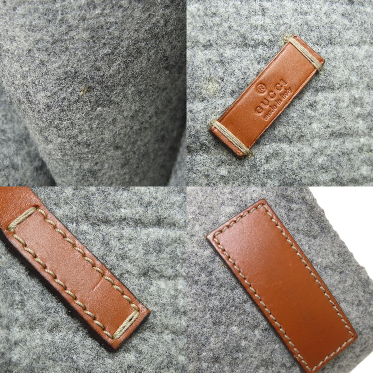 Gucci 295267 Logo Tote Bag Felt Ladies [Used] [GUCCI] 295267 7