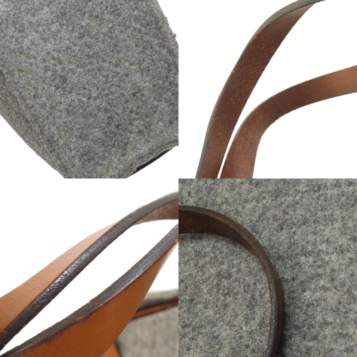 Gucci 295267 Logo Tote Bag Felt Ladies [Used] [GUCCI] 295267 8