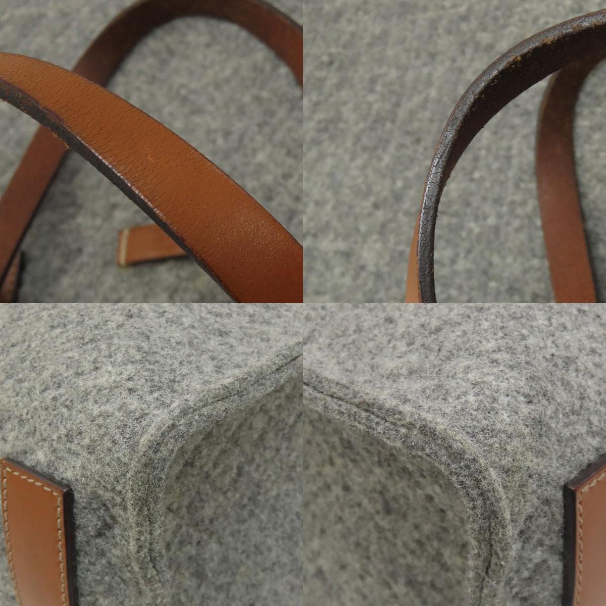 Gucci 295267 Logo Tote Bag Felt Ladies [Used] [GUCCI] 295267 9