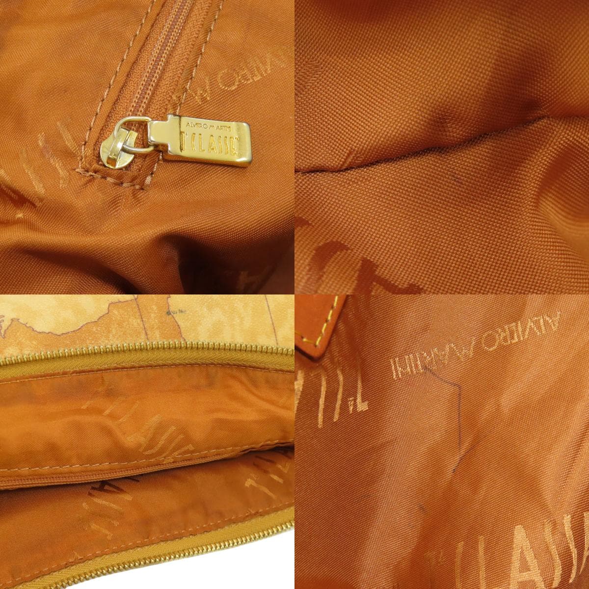 Prima Classe Map Pattern Shoulder Bag PVC Ladies [Used] [PRIMA CLASSE] 7