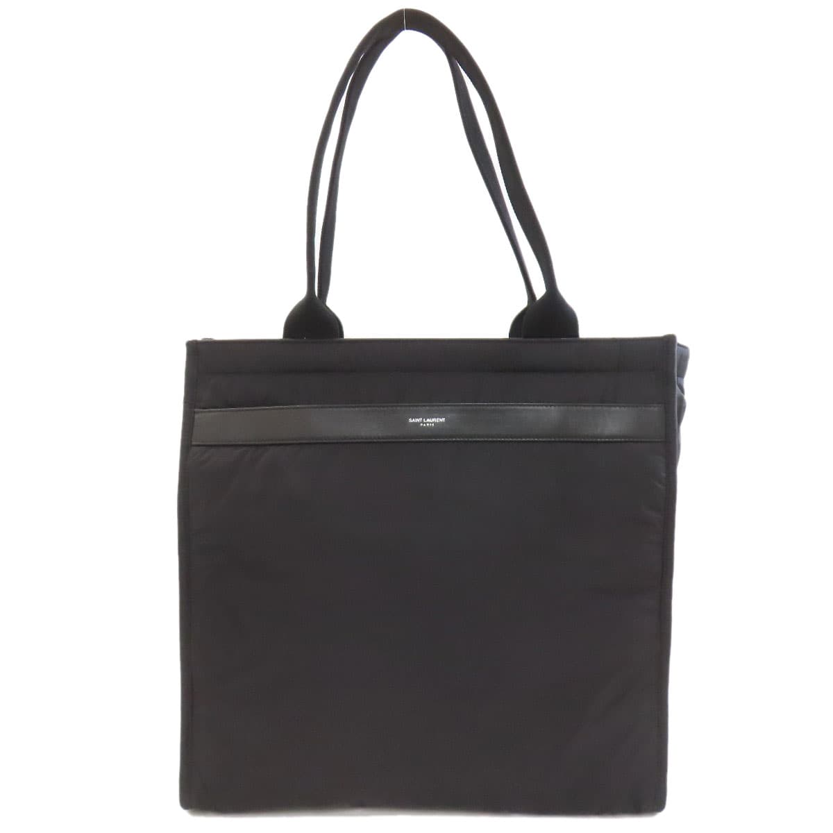 Saint Laurent Logo Tote Bag Nylon Material Ladies [Used] [SAINT LAURENT]