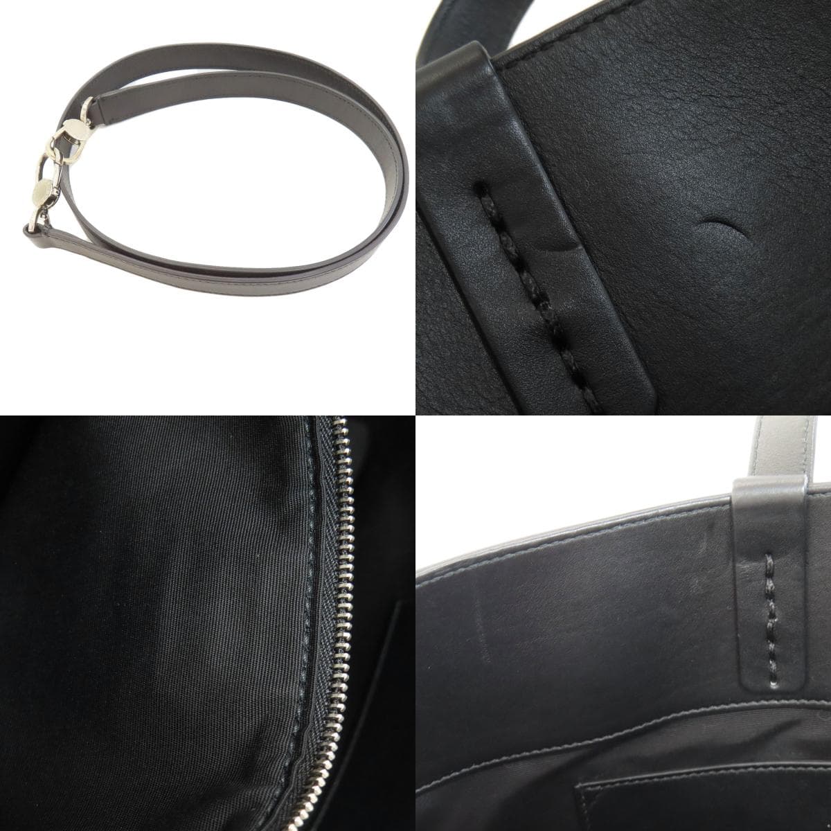 Bulgari 2WAY Tote Bag Calf Ladies [Used] [BVLGARI] 6