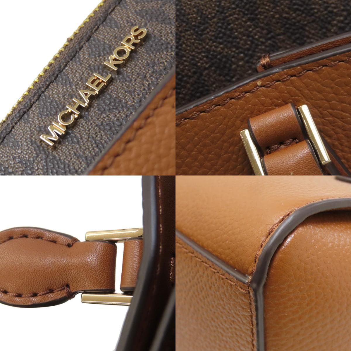 Michael Kors Daria 2 IN 1 Satchel Small 2WAY Handbag PVC Ladies [Used] [Michael Kors] 9