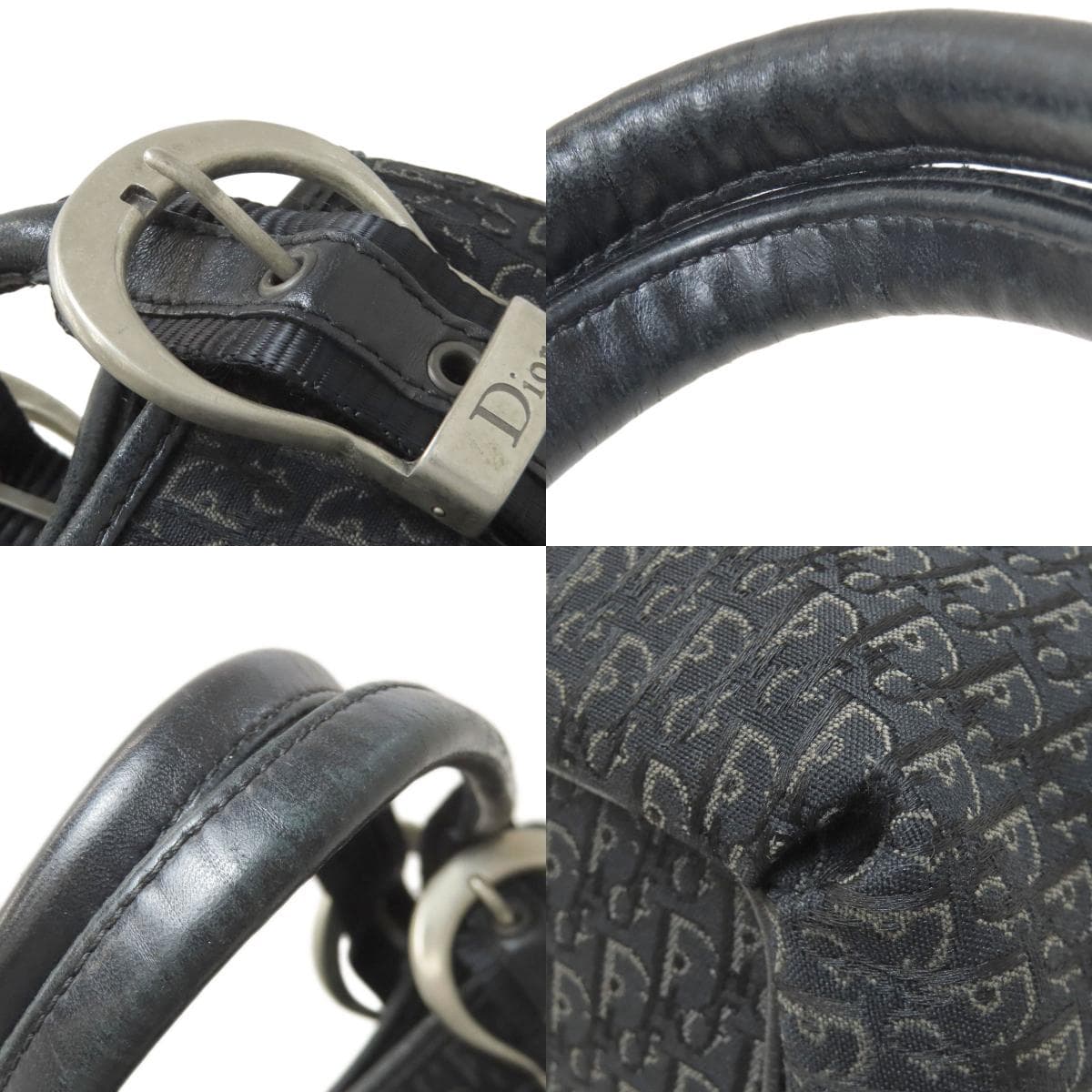 Christian Dior Trotter Pattern Tote Bag Canvas Ladies [Used] [CHRISTIAN DIOR] 9