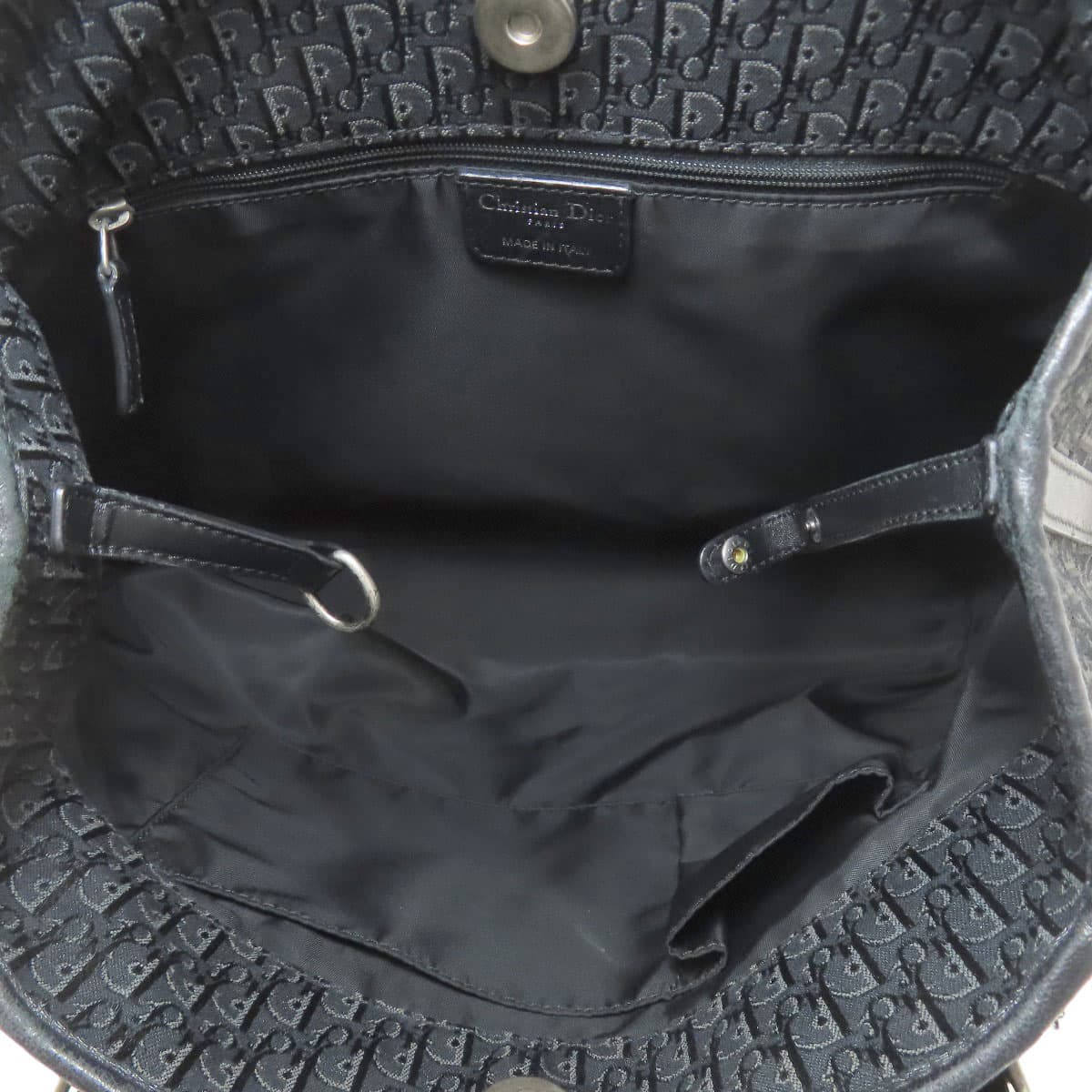 Christian Dior Trotter Pattern Tote Bag Canvas Ladies [Used] [CHRISTIAN DIOR] 5