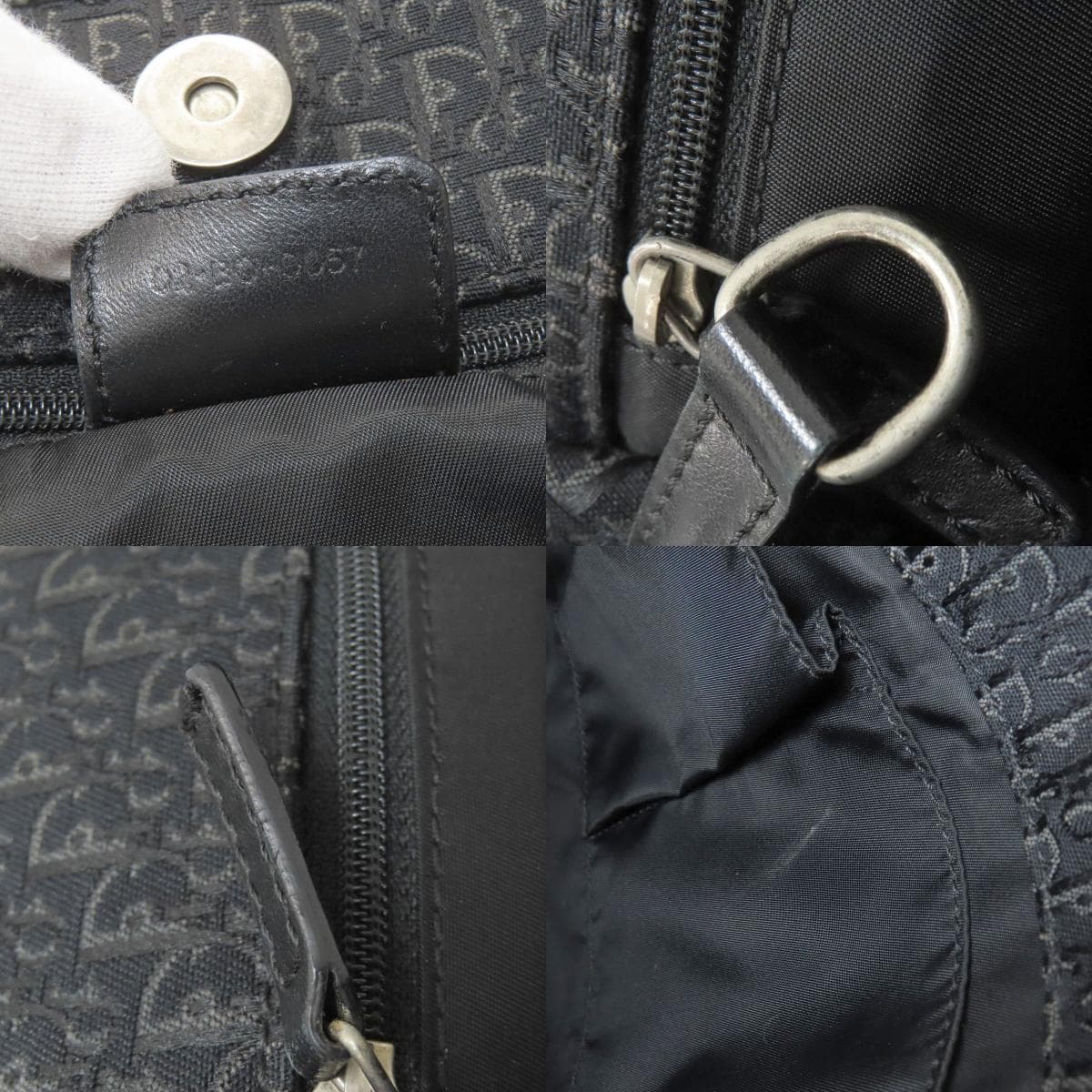 Christian Dior Trotter Pattern Tote Bag Canvas Ladies [Used] [CHRISTIAN DIOR] 7