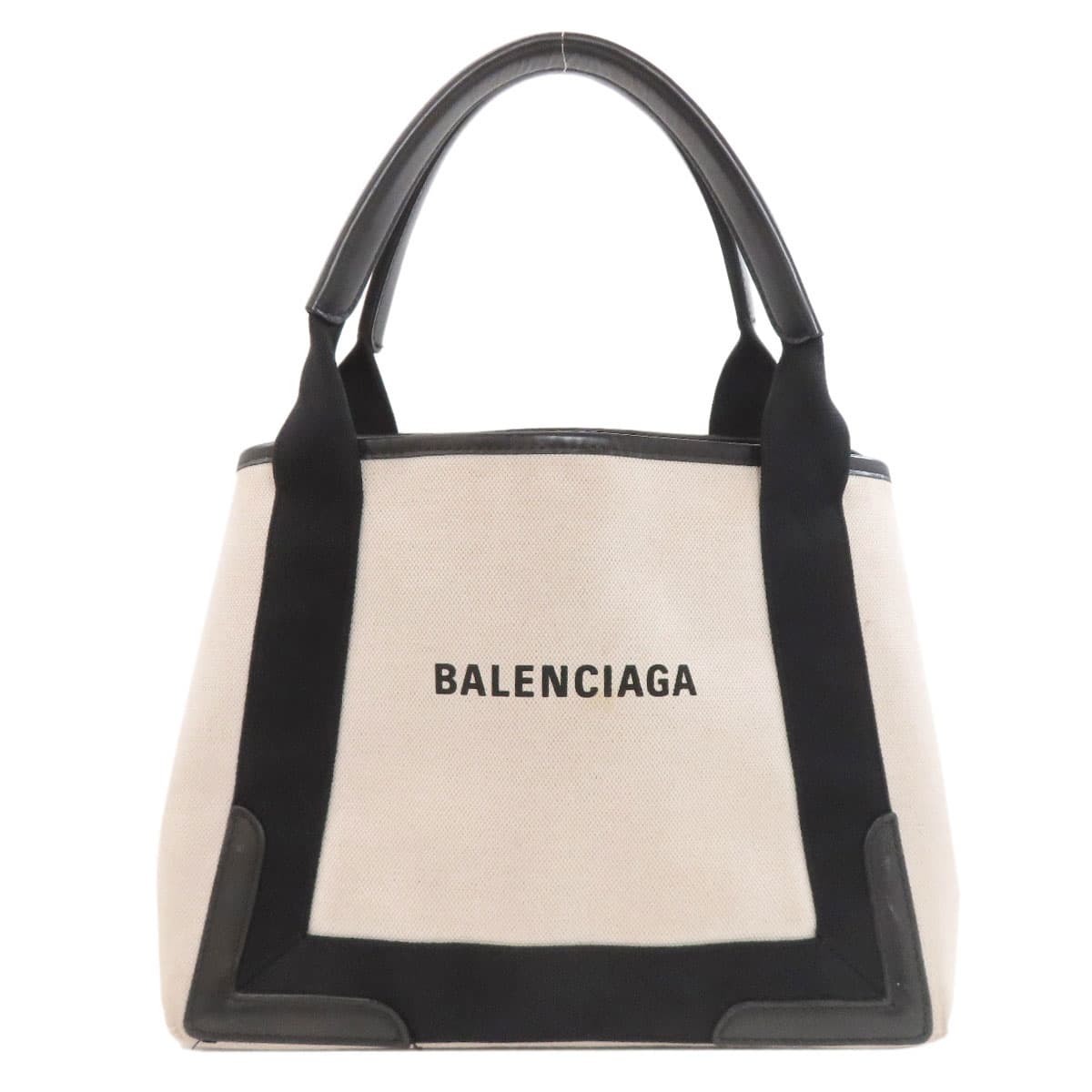 Balenciaga 339933 Navy Cabas Tote Bag Canvas Ladies [Used] [BALENCIAGA] 339933