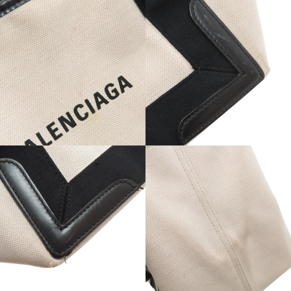 Balenciaga 339933 Navy Cabas Tote Bag Canvas Ladies [Used] [BALENCIAGA] 339933 7