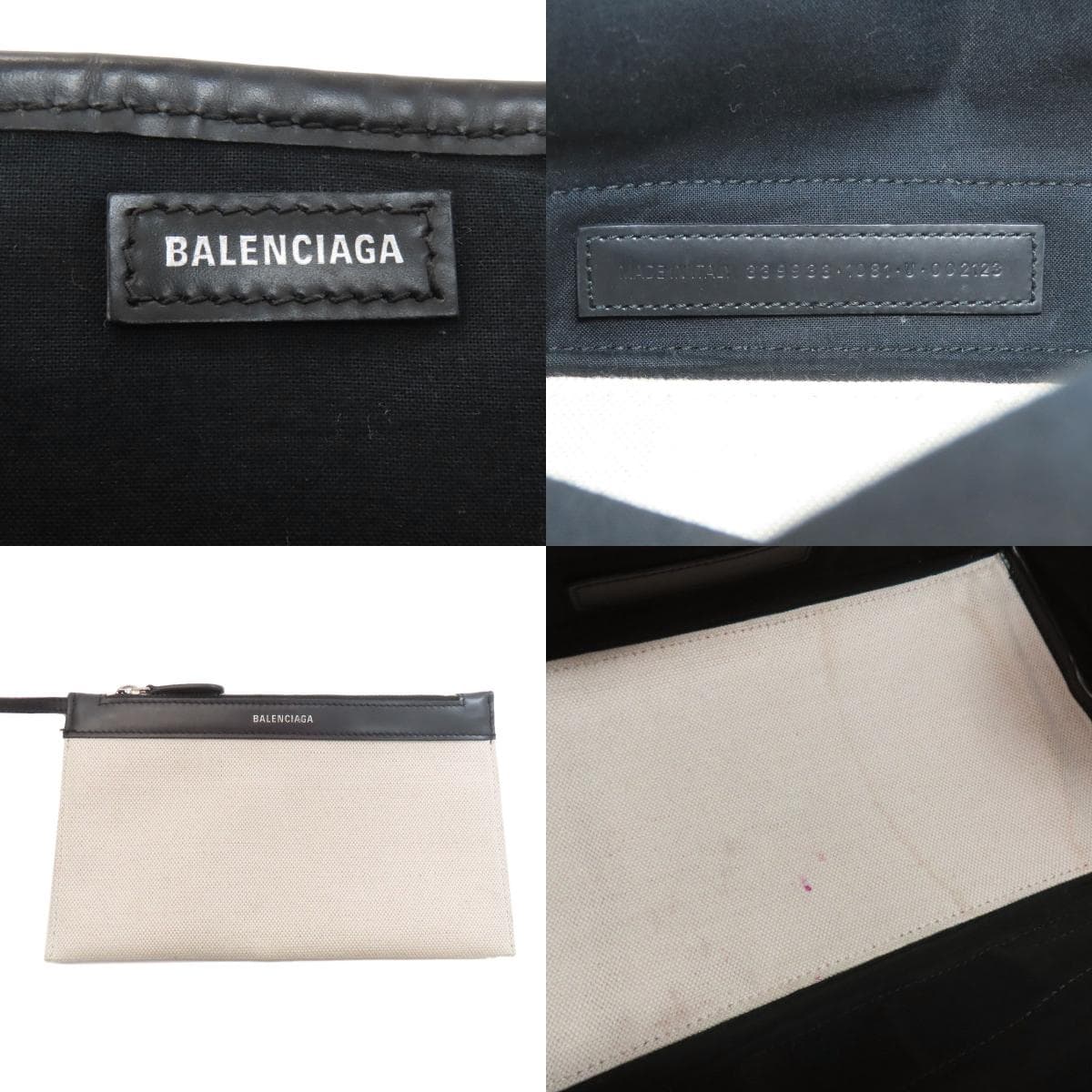 Balenciaga 339933 Navy Cabas Tote Bag Canvas Ladies [Used] [BALENCIAGA] 339933 6