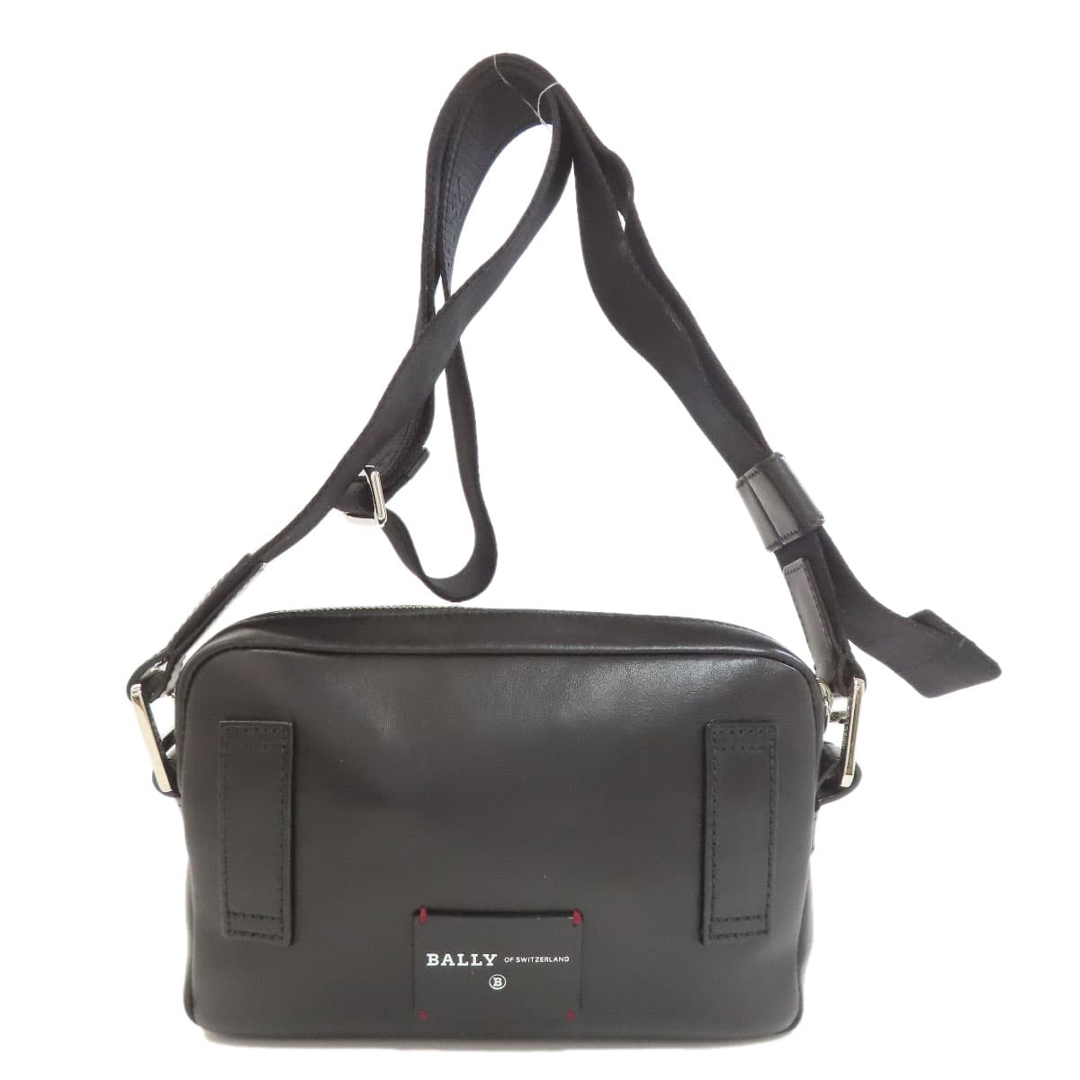 Bally logo shoulder bag leather for women [Used] [BALLY] 2