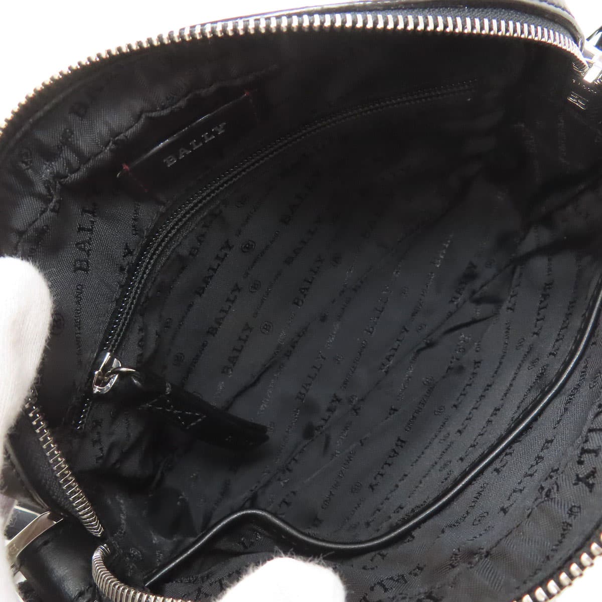 Bally logo shoulder bag leather for women [Used] [BALLY] 5