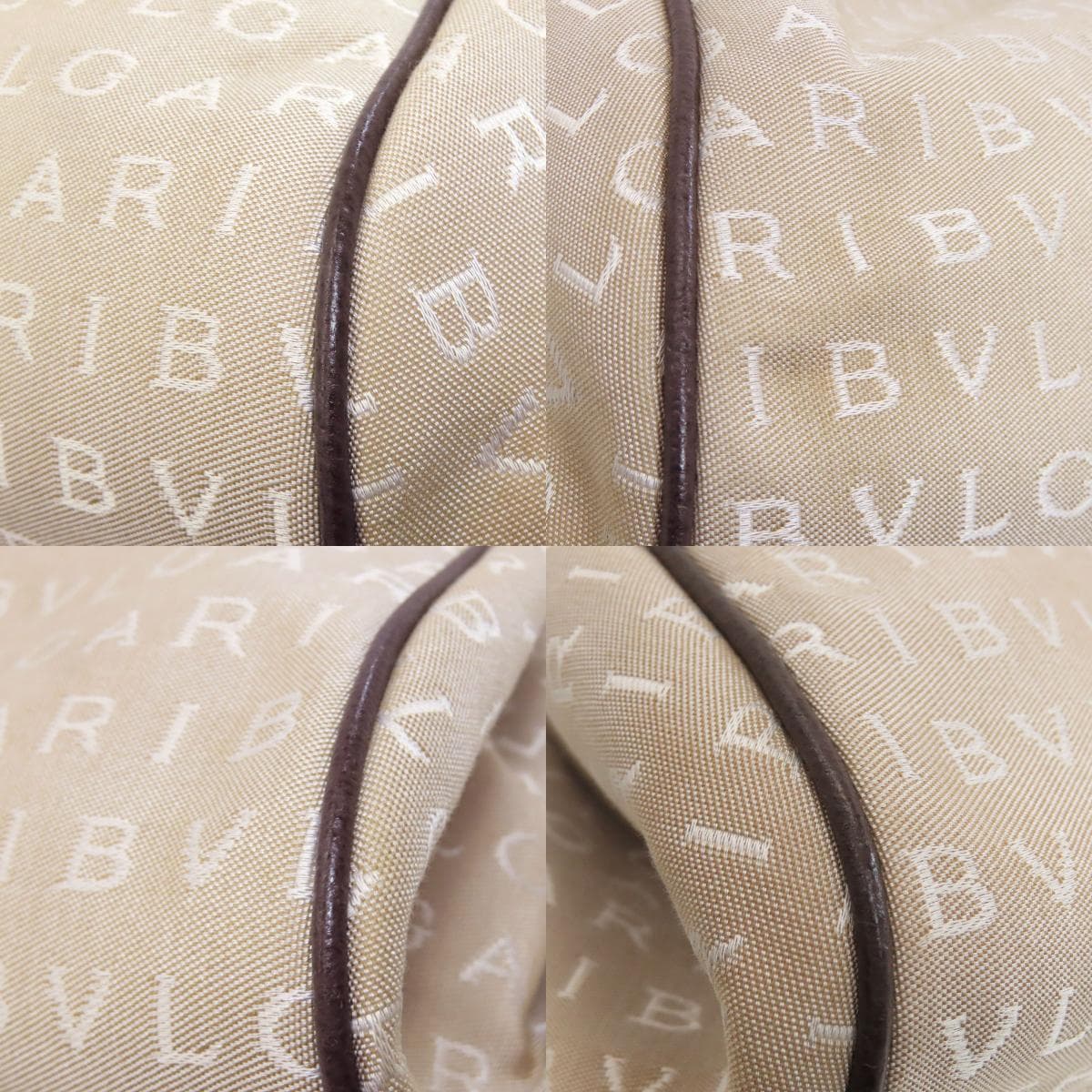 Bulgari Logo Mania Handbag Canvas Ladies [Used] [BVLGARI] 10
