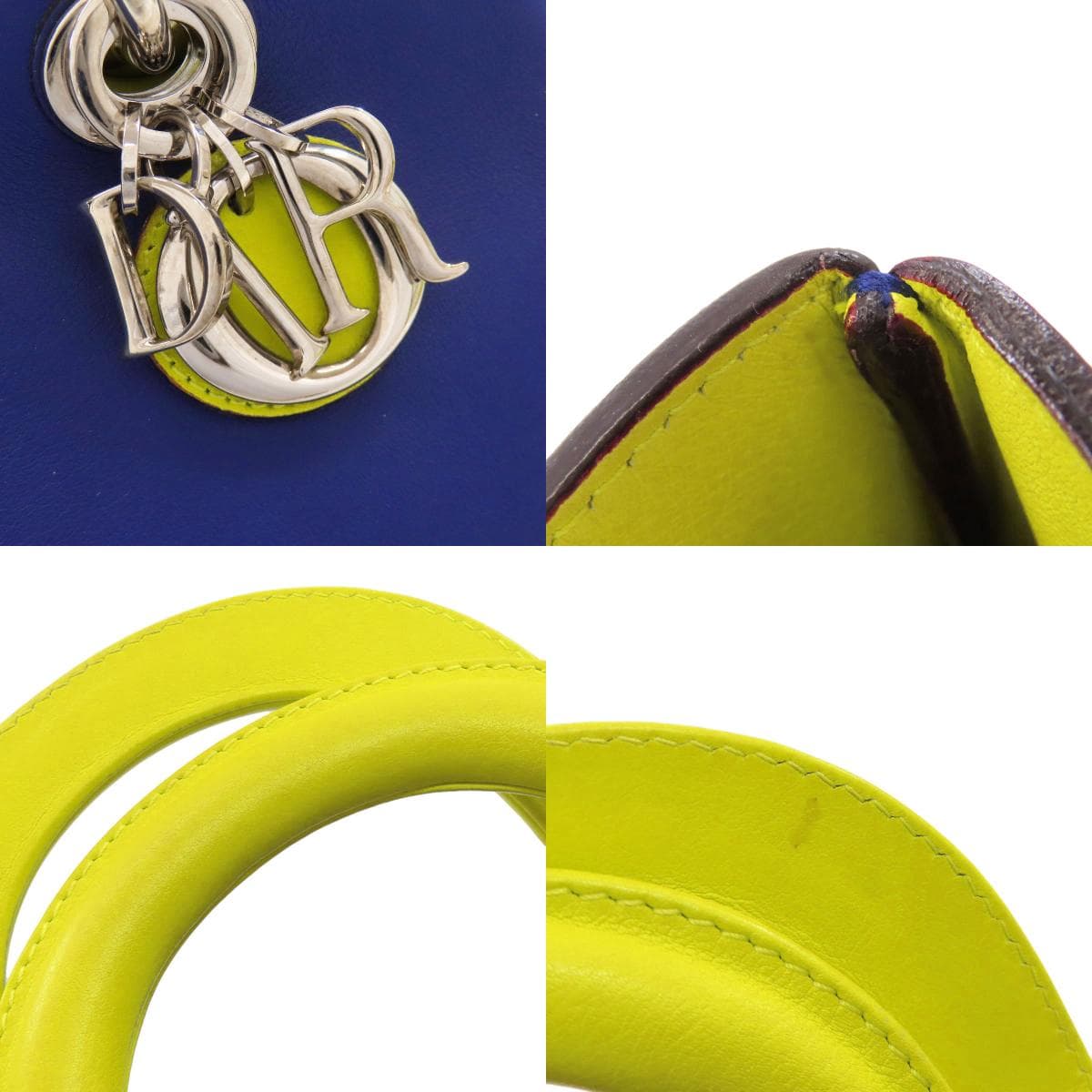 Christian Dior Diorissimo 2WAY Handbag Calf Leather Ladies [Used] [CHRISTIAN DIOR] 8