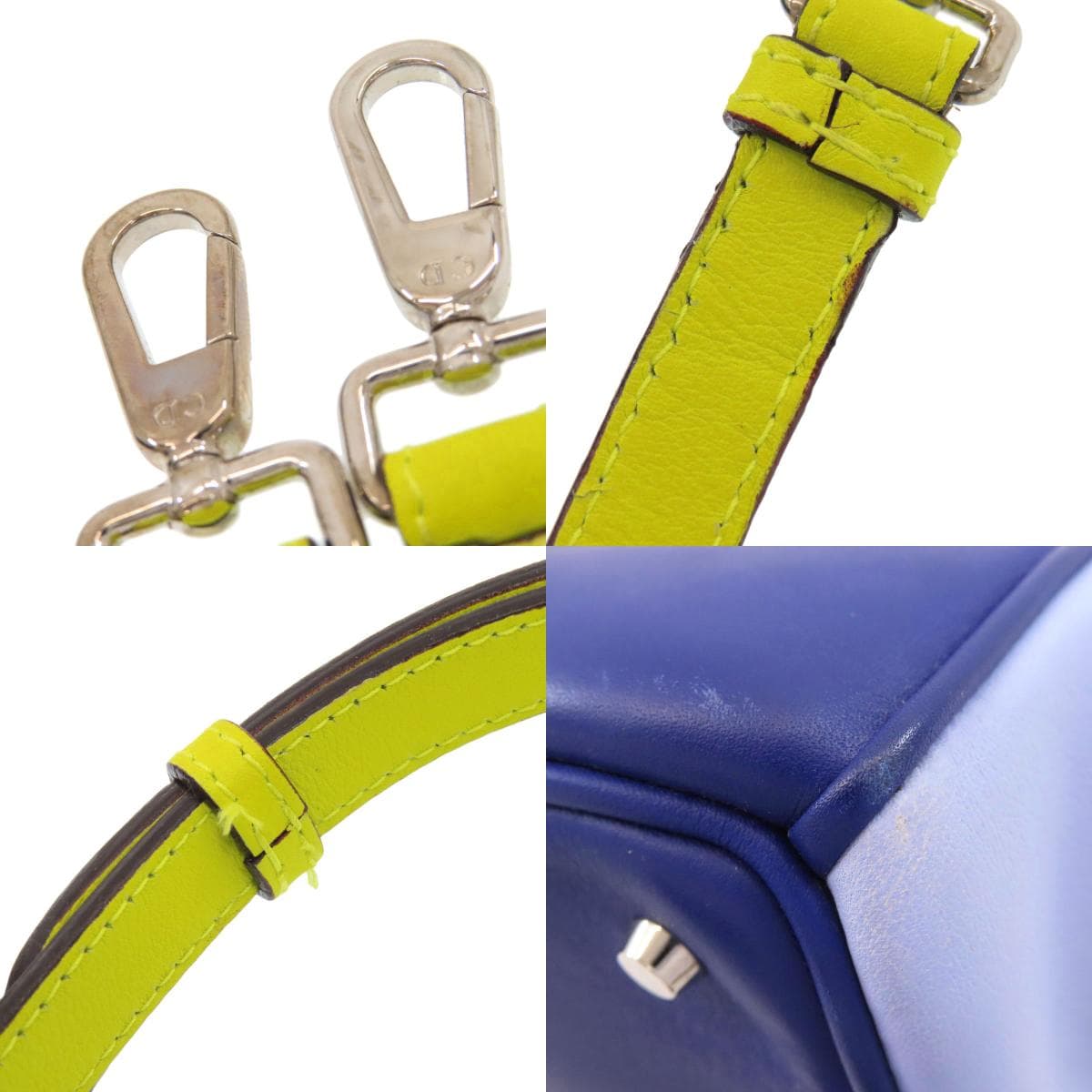 Christian Dior Diorissimo 2WAY Handbag Calf Leather Ladies [Used] [CHRISTIAN DIOR] 9