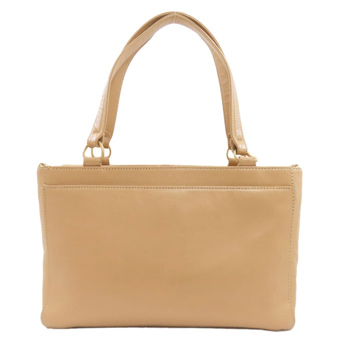 Chanel Coco Mark Gold Hardware Tote Bag Grained Calfskin Ladies [Used] [CHANEL] 2