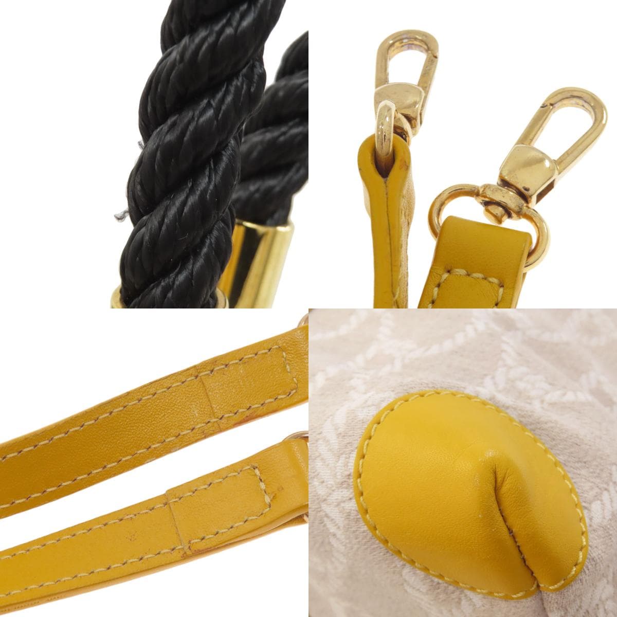 Roberta di Camerino Rope Pattern 2WAY Tote Bag Canvas Ladies [Used] [Roberta di Camerino] 9