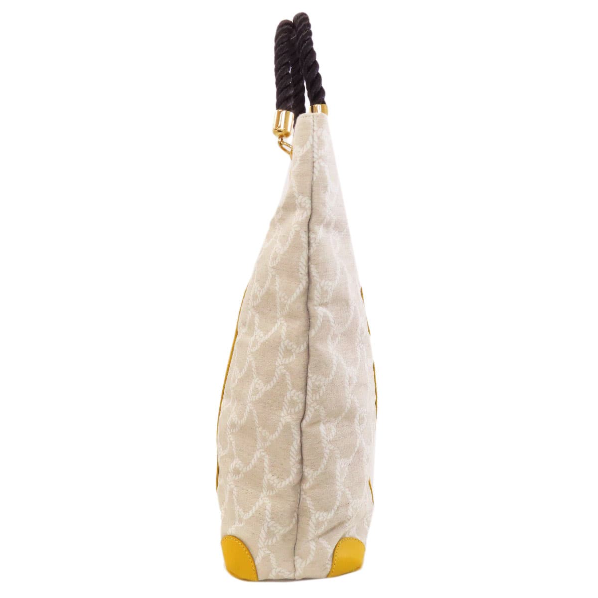 Roberta di Camerino Rope Pattern 2WAY Tote Bag Canvas Ladies [Used] [Roberta di Camerino] 3