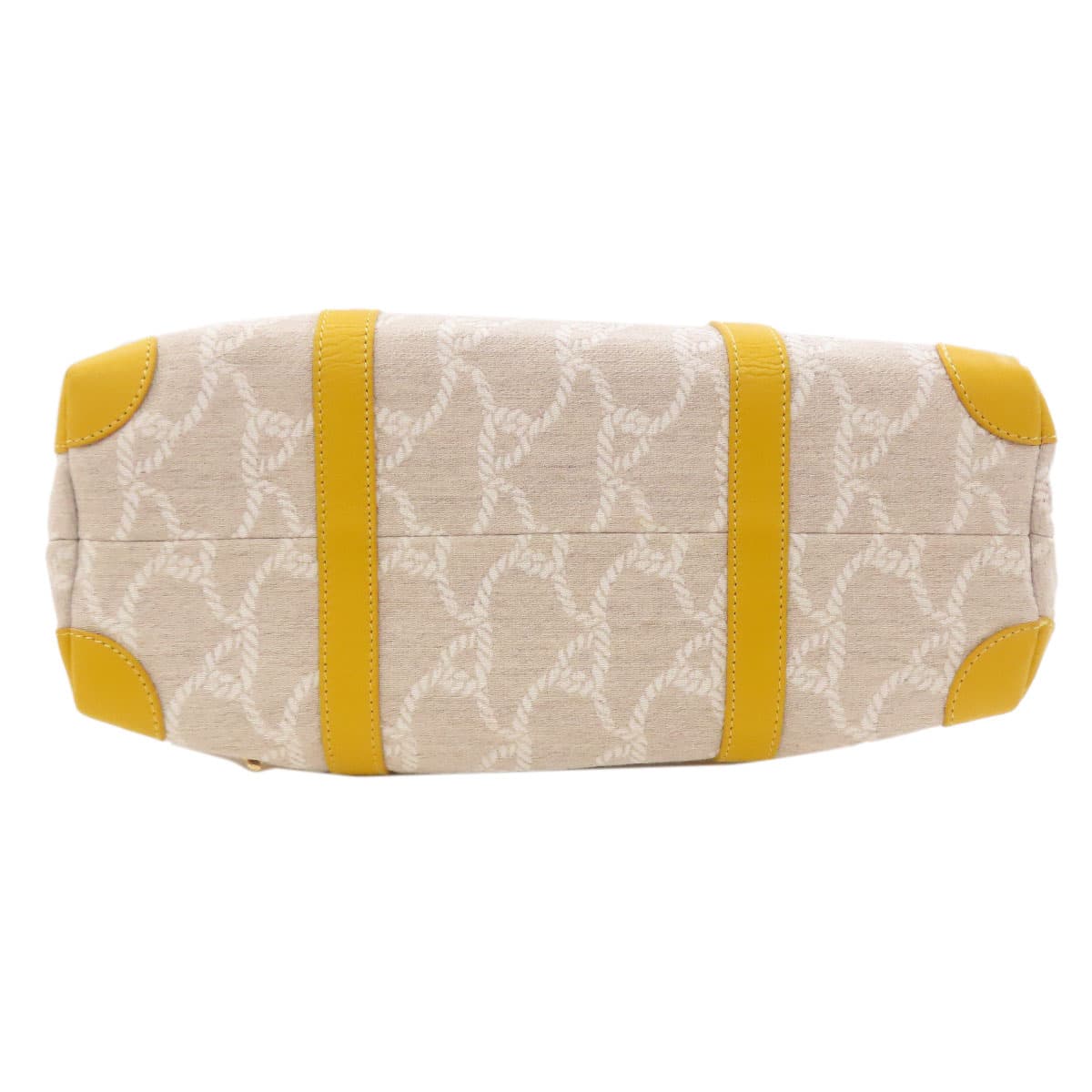 Roberta di Camerino Rope Pattern 2WAY Tote Bag Canvas Ladies [Used] [Roberta di Camerino] 4