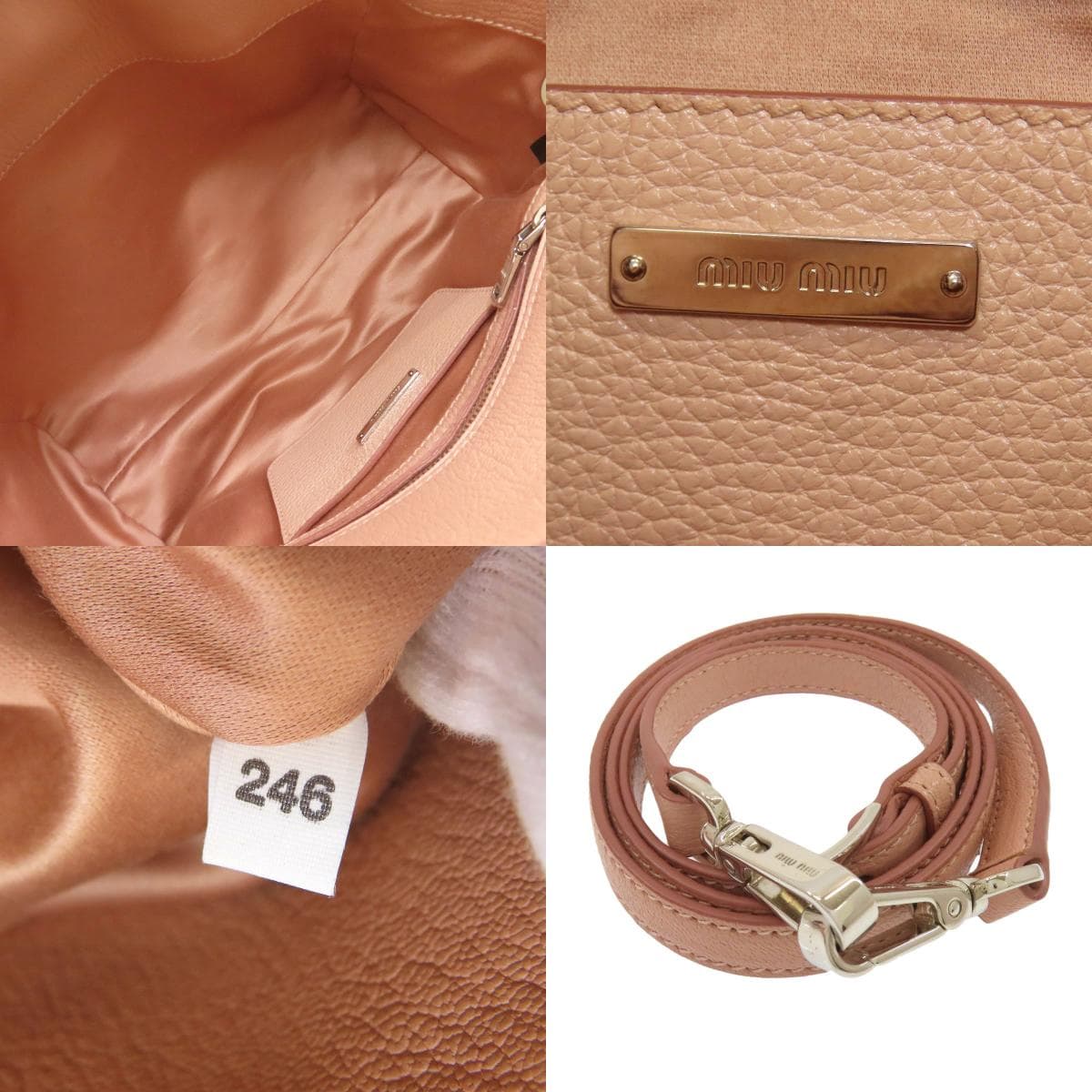 Miu Miu 2WAY Handbag Leather Ladies [Used] [MIUMIU] 5