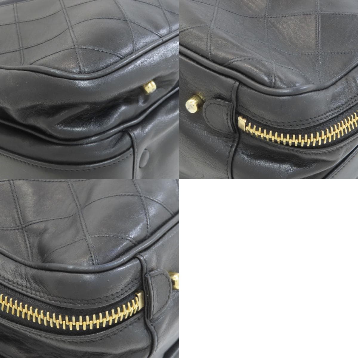 Chanel Matelassé Gold Hardware 2WAY Business Bag Canvas/Calf Men's [Used] [CHANEL] 10