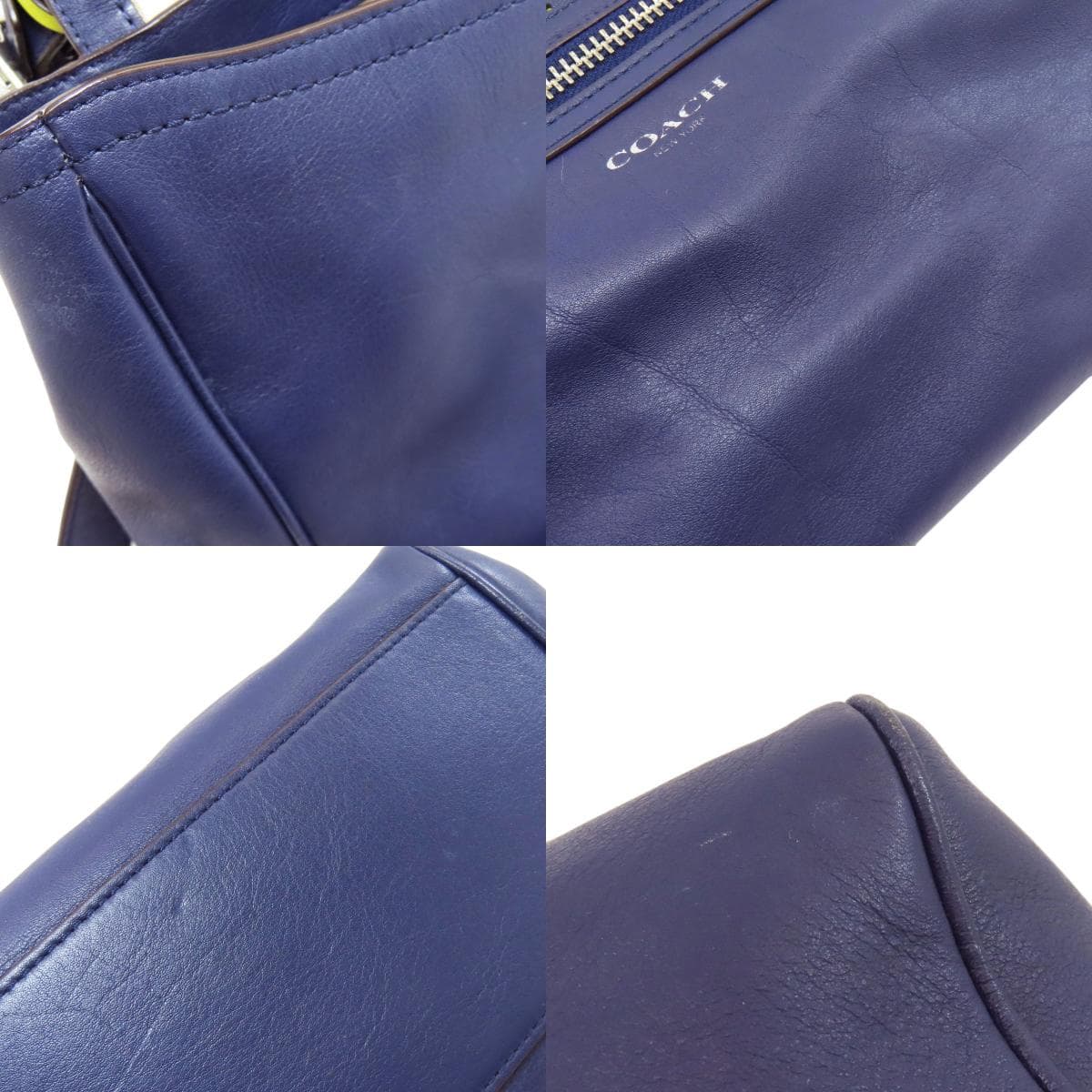 Coach 22386 Punching 2WAY Handbag Leather Ladies [Used] [COACH] 22386 7