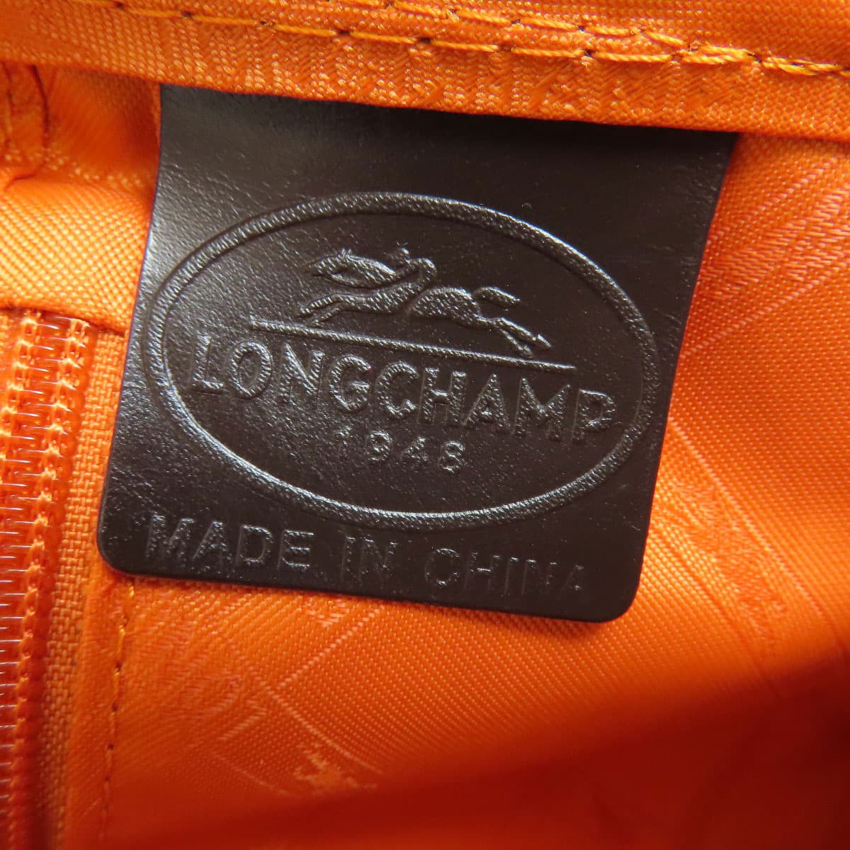 Longchamp Logo Shoulder Bag Leather Ladies [Used] [Longchamp] 6