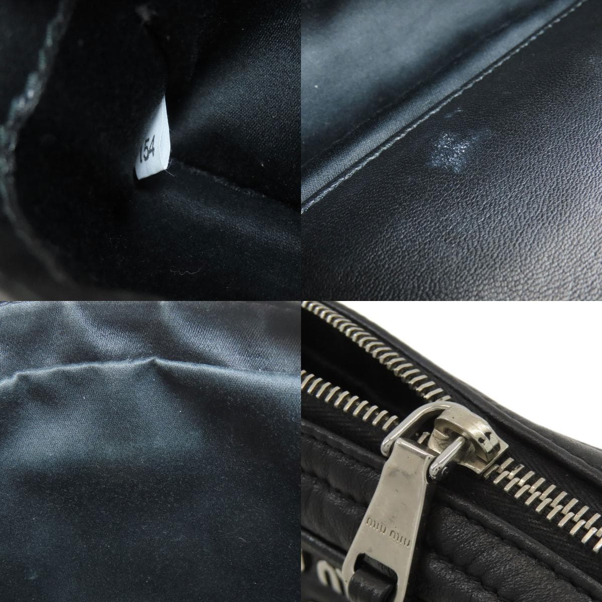 Miu Miu Studded Shoulder Bag Calf Leather for Women [Used] [MIUMIU] 7