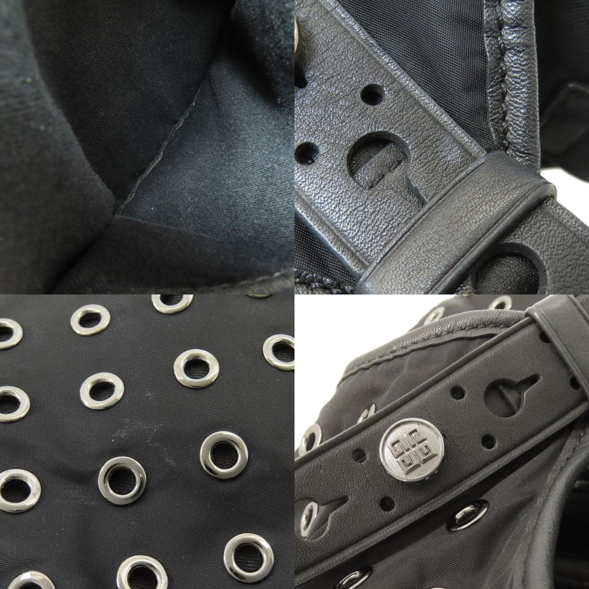 Givenchy Punching Tote Bag Nylon Material Ladies [Used] [GIVENCHY] 8