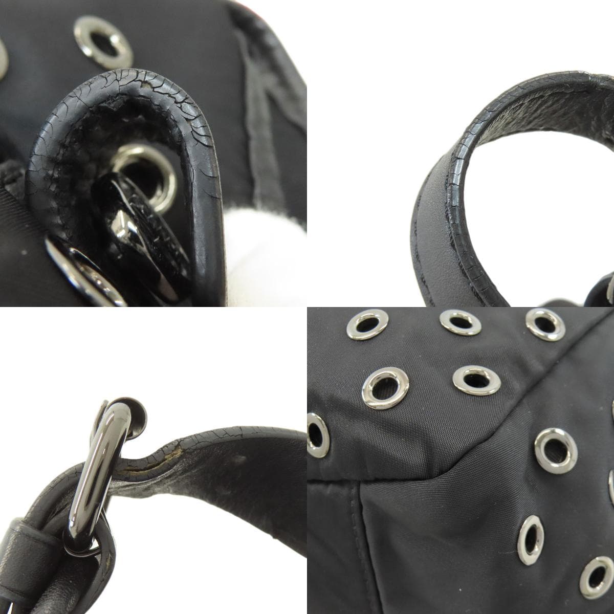 Givenchy Punching Tote Bag Nylon Material Ladies [Used] [GIVENCHY] 9