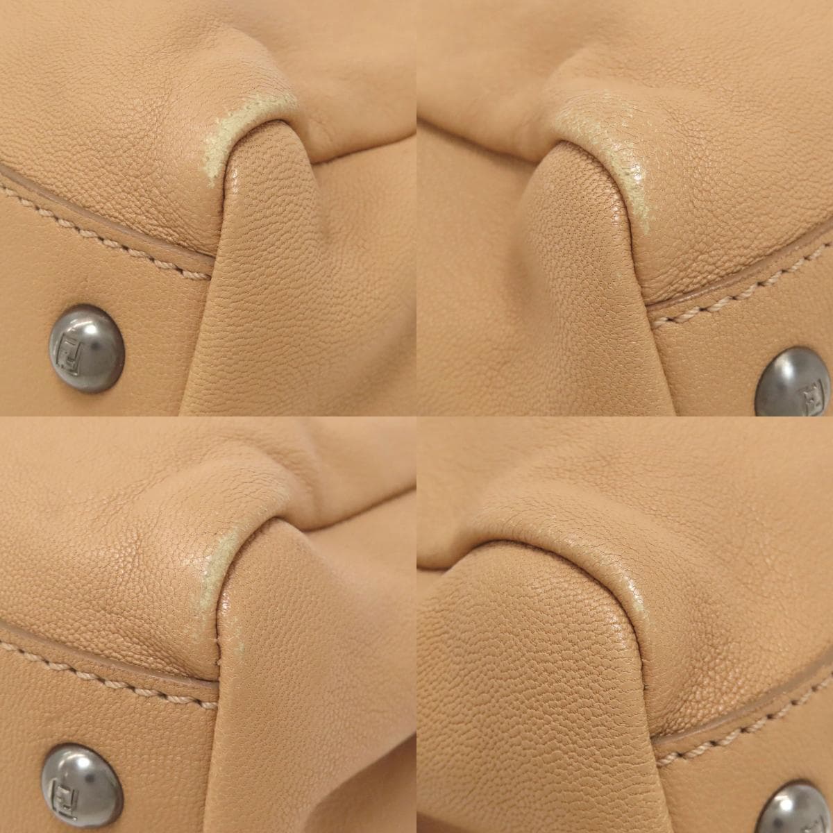 Fendi Peekaboo 2WAY Handbag Calf Leather Ladies [Used] [FENDI] 10