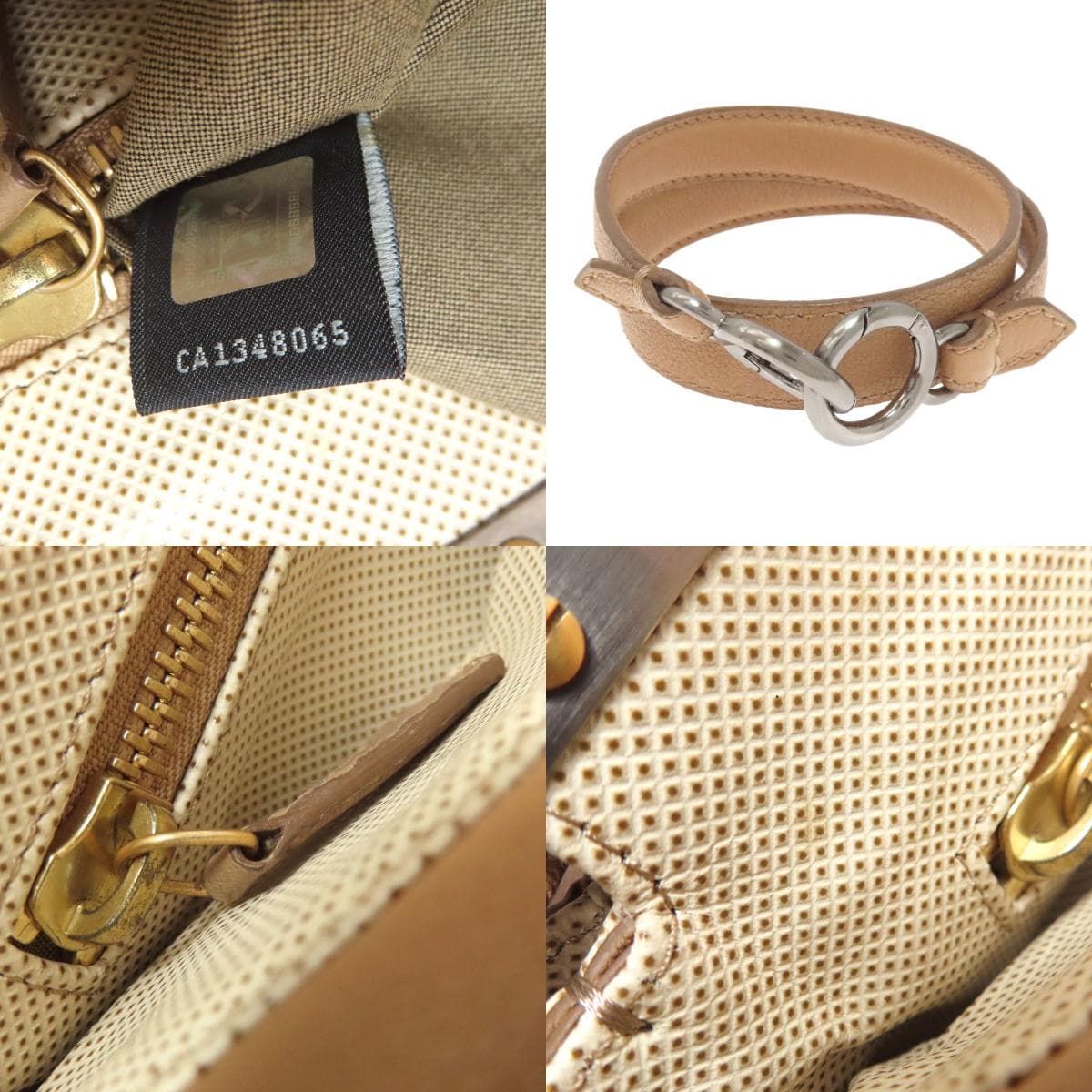 Fendi Peekaboo 2WAY Handbag Calf Leather Ladies [Used] [FENDI] 6